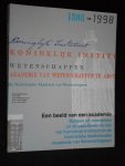 Kleijn ea, samenstelling P.W. - Een beeld van een academie, mensen en momenten uit de geschiedenis van het Koninklijk Instituut en de Koninklijke  Nederlandse Academie van Wetenschappen, 1808-1998