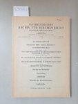 Plöchl, Willibald M. (Hrsg.): - Österreichisches Archiv für Kirchenrecht : Vierteljahresschrift : 27. Jahrgang (1976) :