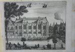 Commelin, Casparus - Luthersche Kerk. Originele kopergravure.
