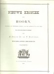 Kroon Dz.,H. & F.Kapteijn. - Nieuwe kroniek van Hoorn. Geschiedenis van Westfrieslands hoofdstad, van haar ontstaan tot op onze dagen.