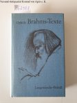 Wachinger, Kristian (Hrsg.): - Ophüls Brahms - Texte : Sämtliche von Johannes Brahms vertonten und bearbeiteten Texte :