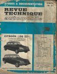 Anoniem - Études & documentation de la revue technique automobile Citroën "DS 23"