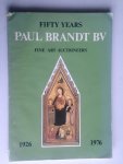 Catalogus Paul Brandt - Fifty Years Fine Art Auctioneers, Fine Paintings, Elegant Furniture, Various Works of Art