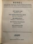 Dr. A. H. Edelkoort - Bijbel  - met kanttekeningen - Job t/m Hooglied