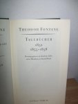 Fontane, Theodor - Tagebücher 1 - 2. Grosse Brandenburger Ausgabe Fontane, Theodor - Tagebücher 1 - 2. Grosse Brandenburger Ausgabe