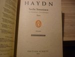 Haydn; Franz Joseph (1732-1809) - Sammlung leichter Klavierstucke  //  Sechs Sonatinen  //  Esterhazy-Sonaten - Heft I en Heft II