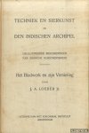 Loebèr, J.A. - Het schelpen- en kralenwerk in Nederlandsch-Indië