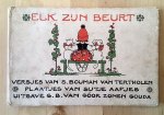 Bouman van Tertholen, S. - Elk zijn beurt