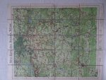 N.n.. - Silva Karte des Kreises Teltow. 6 Farbig. Die Karte enthält das Gebiet des Kreises Teltow und den Nördl. Teil des Kreises Jüterbog-L, inbesondere die Städte: Berlin, Trebbin, Jüterbog, Mittenwalde, Zossen, Cöpenick, Teupitz.