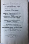 Rengers Hora Siccama, Johannes, uit Groningen - Dissertatio iuridica inauguralis, de iure summi imperii bona civium dominio civitatis subiiciendi [...] Groningen J. Oomkens 1827