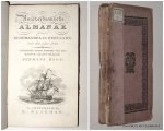COLLEGIE ZEEMANSHOOP, - Amsterdamsche almanak voor koophandel en zeevaart voor den jare 1826. Uitgegeven onder toezigt van het bestuur van het College Zeemans Hoop.