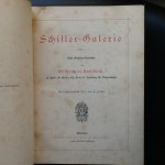 Kaulbach, Wilhelm von u.a. (Illustr.) und E. (Texte) Förster: - Schiller-Galerie  nach Original - Kartons von Wilhelm von Kaulbach