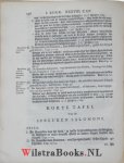 Heidegger, Johann Heinrich - Bybels Handboek ofte Beknopte Ontledinge van alle de Schriften des Ouden en Nieuwen Testaments. De eerste begrepen in XL, en de laatste in XXIX Hooftstukken. Tot beter begrip is achter ieder Hooftstuk bygevoegd desselfs Korte Tafel. In het Lat...