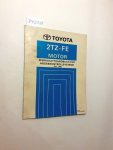 Toyota: - Toyota 2TZ-FE Motor Werkstatthandbuch für Abgaskontrollsysteme Mai, 1990