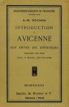 AVICENNA (IBN SINA), GOICHON, A.M. - Introduction a Avicenne. Son epître des définitions. Traduction avec notes. Préface de Miguel Asin Palacios.