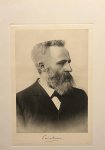  - [Antique print, lithography, 19th century] Portrait print of Cort van der Linden (1846-1935) together with dutch text sheet about Cort van der Linden, 1 p.
