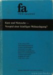 ALBERTZ, J., (HRSG.) - Kant und Nietzsche. Vorspiel einer künftigen Weltauslegung?