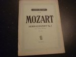 Mozart. W.A. (1756 – 1791) - Horn-Konzert Nr. 1, D dur; K.V. 412; for Horn & Piano