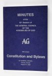 Diversen - Minutes of the 53rd session of the General Council of the Assemblies of God