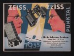 n.n - ZEISS - PUNKTAL Jaarkalender reclame - (H.A. Scheers Arnhem) - 1935