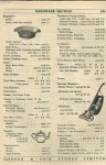  - COOPERS PRICE LIST JANUARY 1937