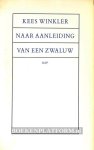 Winkler, Kees - Naar aanleiding van een zwaluw