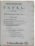 Curtenius, Petrus - Moses testament en lied met het aanhangzel verklaard en betoogd, in XXIV verhandelingen over Deuteron. XXXI en XXXII:1-47. / Door Petrus Curtenius …….waarbij:Intreede en afscheid te Gouda : waarbij gevoegd is deszelvs redevoering over het godl...