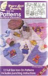 Redactie - Iron-on Patterns for Punch Embroidery - 12 full size patterns + instructions