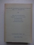  - Akten des XIV. Internationalen Kongresses für Philosophie Wien 2.-9. September 1968, IV: Ethik und Wertphilosophie; Ästhetik und Kunstphilosophie; Naturphilosophie; Kulturphilosophie; Geschichtsphilosophie.