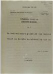 M. De Waele - De buitenlandse politiek van België vanaf de Eerste Wereldoorlog tot nu