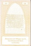 F. Eising- Kremers, F.H. Kuipers - Momenten uit 150 jaar van de Gereformeerde Kerk te Zweeloo