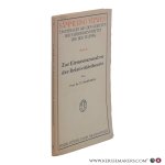Isenkrahe, C. - Zur Elementaranalyse der Relativitätstheorie. Einführung und Vorstufen.