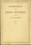 Vollgraff, C.W. - Herdenking van JOHAN HUIZINGA / rede uitgesproken voor de KNAW