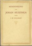 Vollgraff, C.W. - Herdenking van JOHAN HUIZINGA / rede uitgesproken voor de KNAW