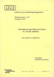Ria Rögels en Christiane Tuytelaars - Fascisme en militaire dictatuur in Latijns Amerika. Een poging tot vergelijking