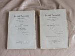 Cuno, Fr.W. - Daniel Tossanus de Ältere, Professor der Theologie und Pastor (1541-1602). 2 Teile.