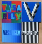 M. Joray - Vasarely [4 vol.] Texts and dummy by the artist Victor Vasarely. Four volumes
