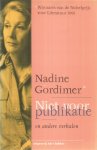 Gordimer, Nadine - Niet voor publikatie en andere verhalen
