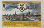 Daniel Meisner (1585-1625) - [Antique print, hand colored engraving] Amors-fort (Amersfoort), published ca. 1640.