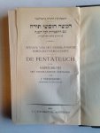  - De Pentateuch en de Haphtaroth, Nederlandsche vertaling J.Vredenburg