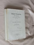 Cuno, Fr.W. - Daniel Tossanus de Ältere, Professor der Theologie und Pastor (1541-1602). 2 Teile.
