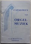  - Catalogus van orgelmuziek