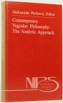 PAVKOVIC, A., (ED.) - Contemporary Yugoslav philosophy: the analytic approach.