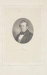  - [Original etching and engraving, 1846] Portrait print of architect and painter Christiaan Kramm by Kaiser, published 1864, 1 p.