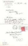 BINET-VALMER, J.A.G. - Lettre autographe (L.A.S.) à Marcel Batilliat, datée 21 mai 1926, signée 'Binet-Valmer.