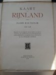 Fockema Andrea, Mr. S.J. (alleen tekst, géén kaart) - Kaart van Rijnland (Rhynland) door Floris Balthasar 1610-1615. Deze uitgave bevat het toelichtende tekstdeel van Fockema Andrea bij de hernieuwde druk van de kaart van Rijnland uit 1615. Groot formaat 42 x 53 cm. Inclusief een fraaie gravure.