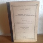 - Tijdschrift Aardrijkskundig genootschap ,tweede serie ,deel 24, XXIV, 1907