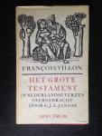 Villon, Francois - Het Grote Testament in Nederlandse Verzen