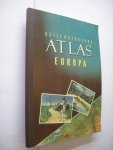 red. - Geillustreerde atlas Europa met twintig pagina's kaarten red. - Geillustreerde atlas Europa met twintig pagina's kaarten