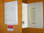 Looy, Jac. van - Brief van Jacobus van Looy aan Lodewijk van Deyssel [facsimile]
